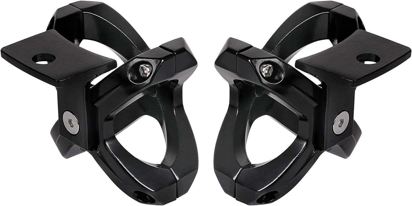 CLD CLDBRK22 - X-Clamp LED Pod Tube Mounting Brackets (pair, fits 2" to 3" tubing)