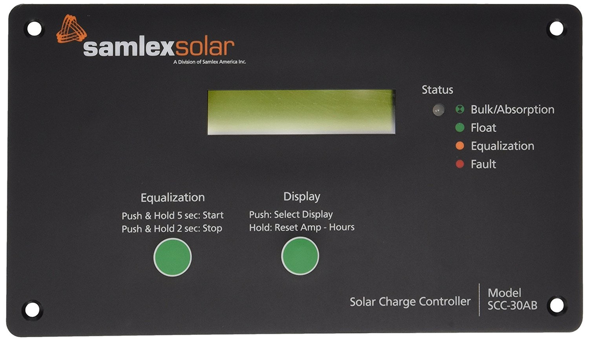 Samlex SCC-30AB - Solar Charge Controller 30AMP