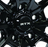241K64BRTB - CENTER CAP GLOSS BLACK LOGO NEW RTX CHROME