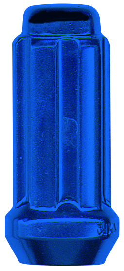 RTX TN0308BL - (1) Blue 6 Spline Cone Seat Duplex Nut 14x1.5 51mm 21/22mm Hex