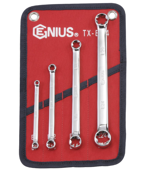 Genius TX-E04 - 4 Piece E-Star Wrench Set
