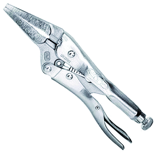 Irwin Tools 1402L3 - Long Nose Locking Pliers with Wire Cutter