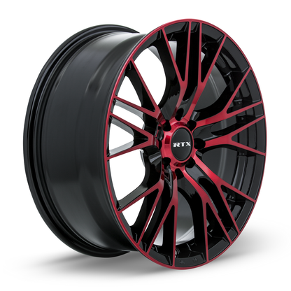 RTX® (RTX) • 082315 • Vertex • Black Machined Red • 17x7.5 5x112 ET40 CB66.6