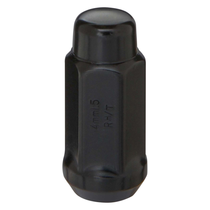Westcoast W1014HB - (1) Black 1-PC Bulge Acorn Nut 14x1.5 35mm 19mm Hex