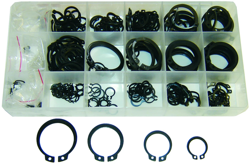 Rodac RDXA802 - Snap Ring Assortment - 300 Pieces