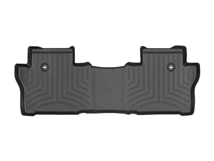 Weathertech® • 448395 • FloorLiner • Molded Floor Liners • Black • Second Row • Honda Pilot 16-22