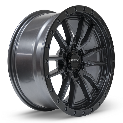 RTX® (Offroad) • 082827 • Wolf • Black with Grey Center • 18x9 6x135 ET10 CB87.1