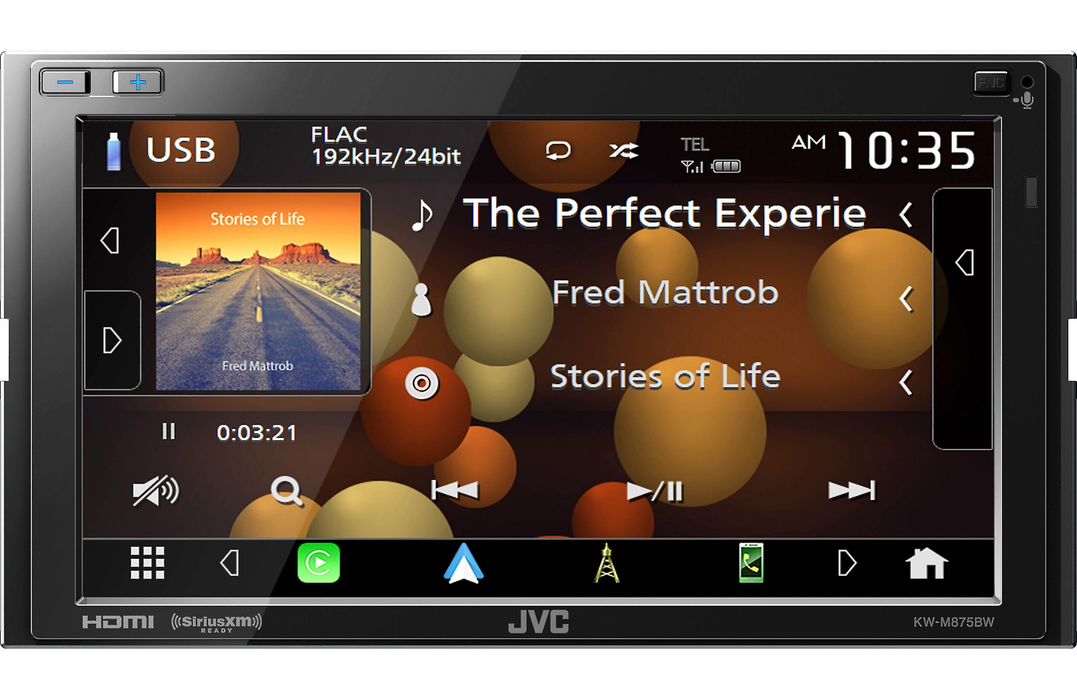 JVC KW-M875BW - 6.8'' 2-DIN Digital Multimedia Receiver