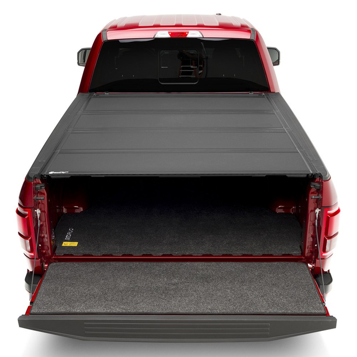 BAK® • 448441 • BakFlip MX4 • Premium Folding Tonneau Cover • Toyota Tundra 6'5" 22-23 without Trail Special Edition Storage Boxes and with ou without Deck Rail System