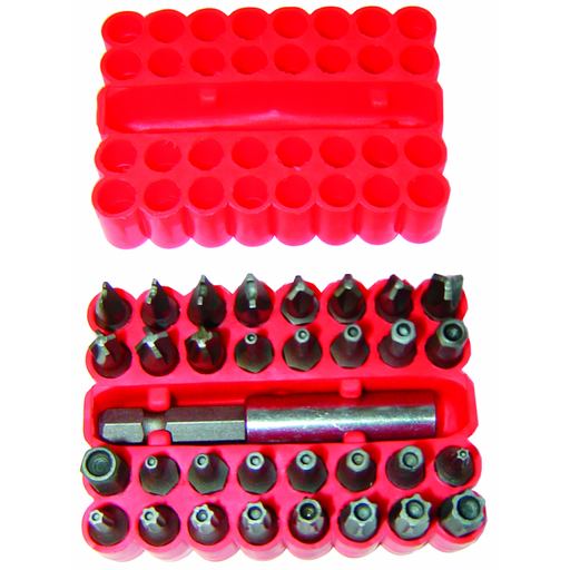 Rodac H15A565 - Safety Magnetic Bit Set with Hole (33 Pcs)