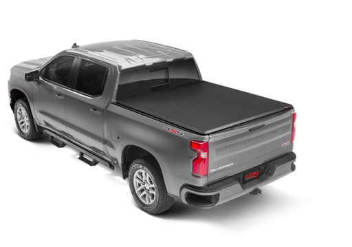 Extang® • 77424 • Trifecta E-Series • Soft Tri-Fold Tonneau Cover • Ram 1500 NB 5'7" 19-22 with RamBox &amp; with or without Multifunction Tailgate