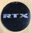 149K59AB1RT - Center Cap Gloss Black RTX Chrome with Black Background