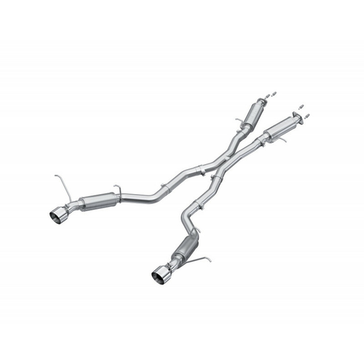 MBRP S5525AL - 3" Cat-Back Dual Rear Exit Exhaust System, Aluminized Steel with T304 Stainless Steel for Jeep Grand Cherokee 6.4L SRT8 12-21
