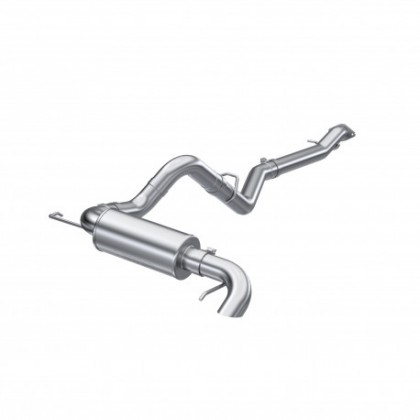MBRP S5231304 - 3" Cat-Back Single Rear Exit Exhaust System, T304 Stainless Steel for Ford Bronco 21